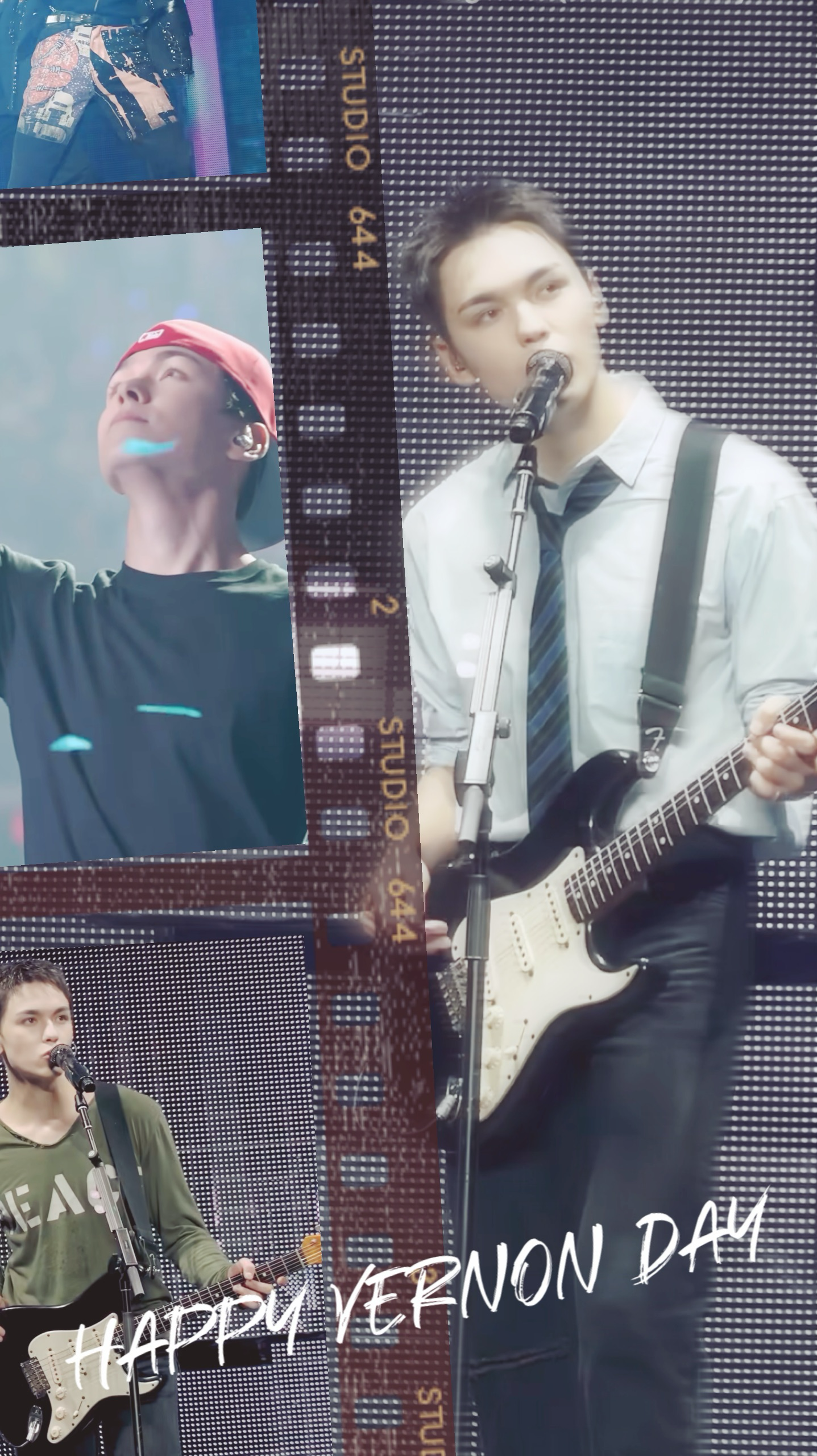 A heartfelt wallpaper shared by Vernon (SEVENTEEN)'s fans