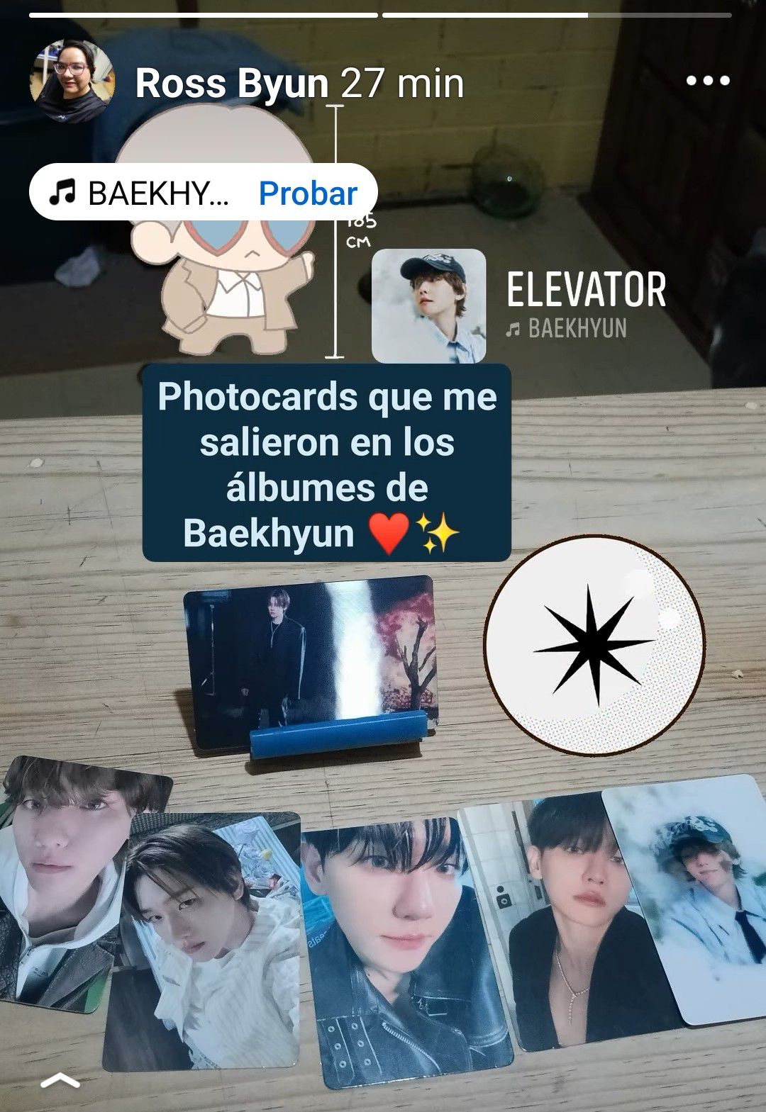 A moment captured by Baekhyun (EXO)'s fan