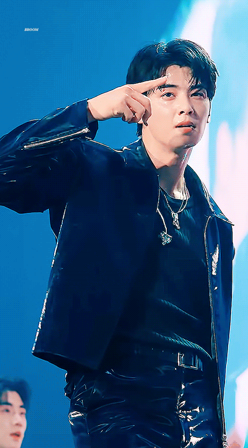 Recent activity shot of Eunwoo (ASTRO)