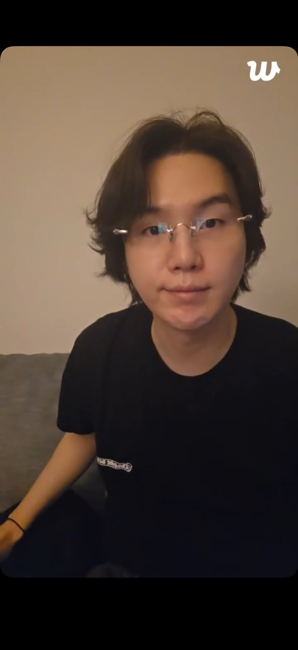 A moment captured by SUGA (BTS)'s fan