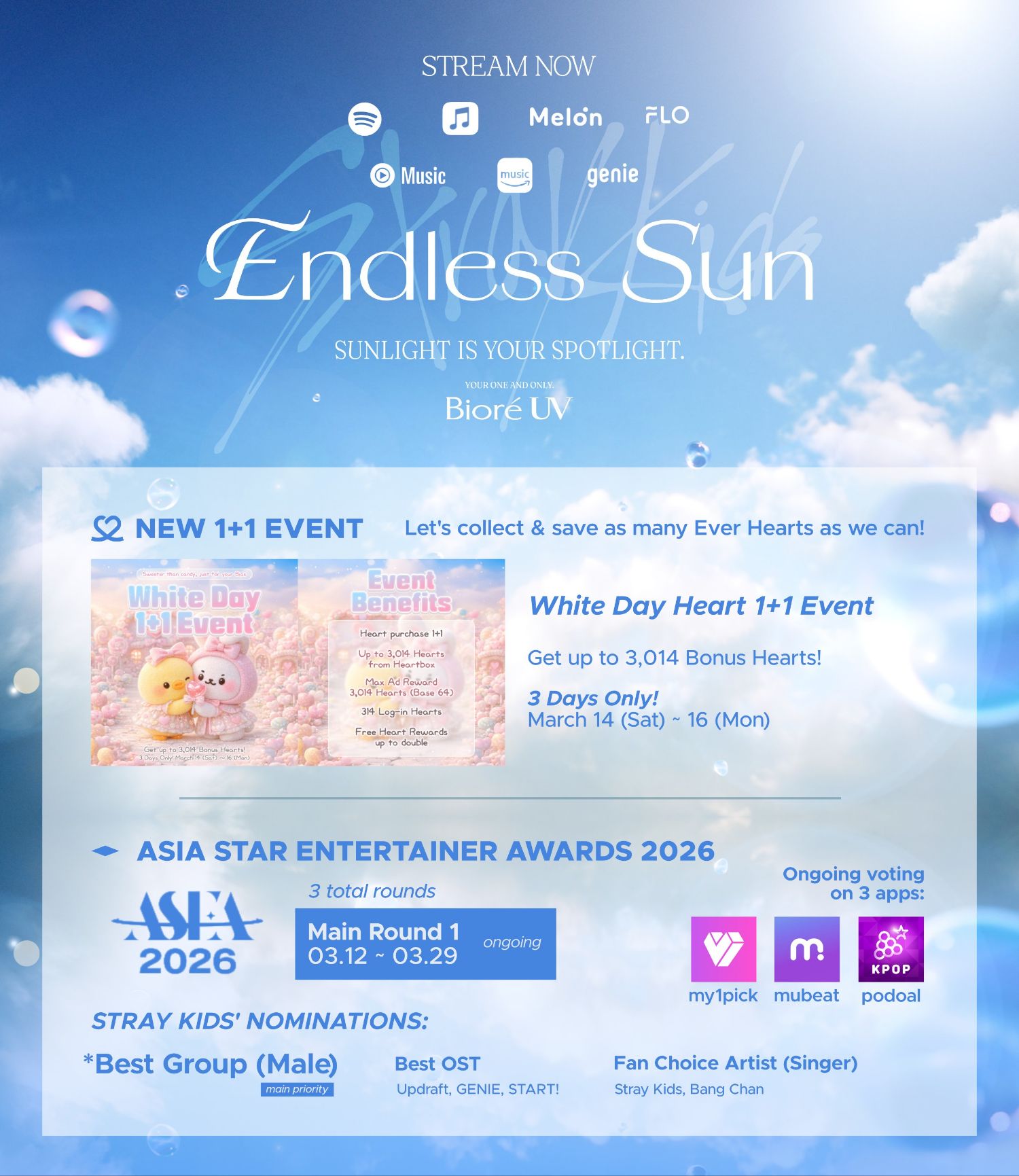 Recent activity shot of Stray Kids