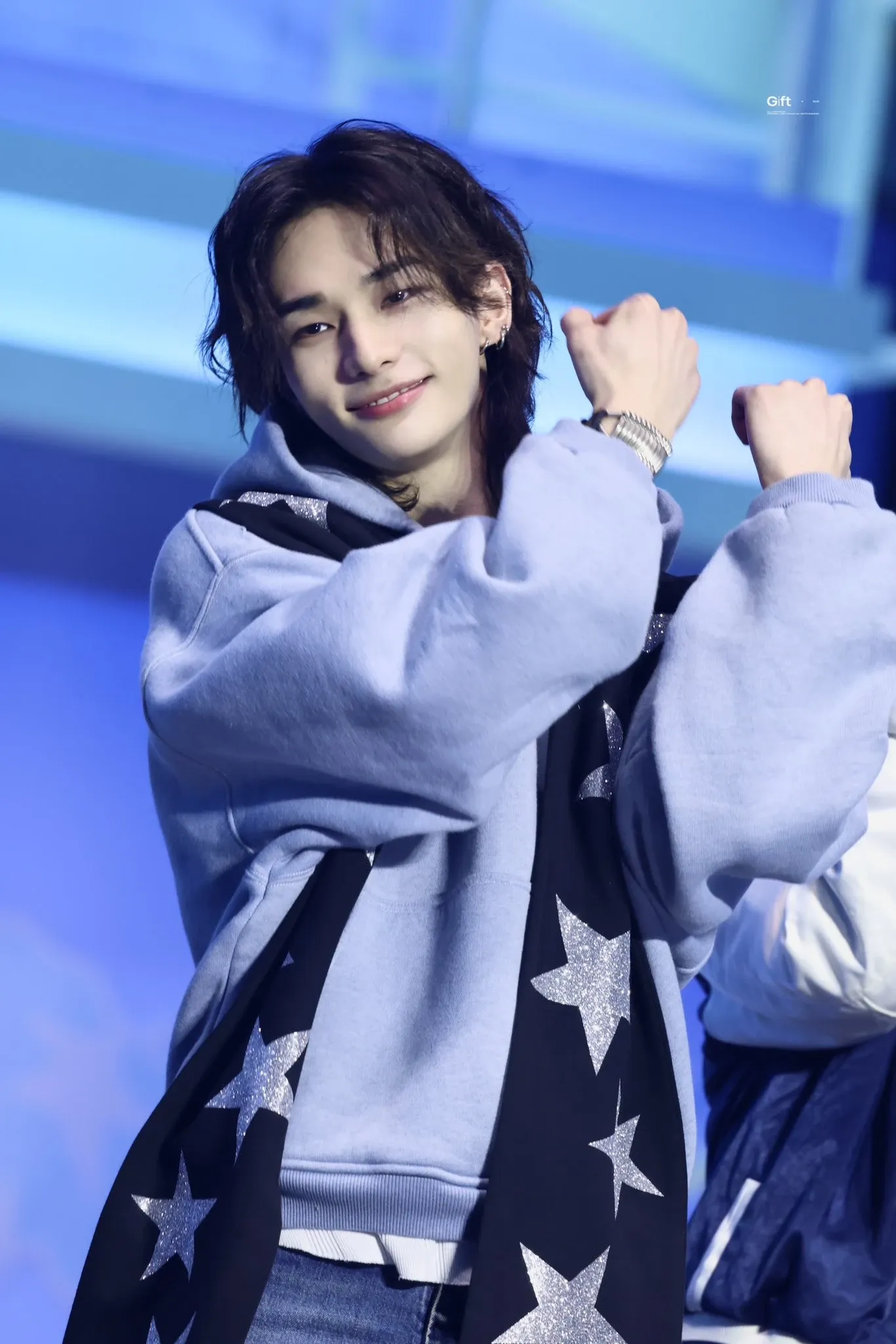 Behind-the-scenes cut of Hyunjin (Stray Kids)