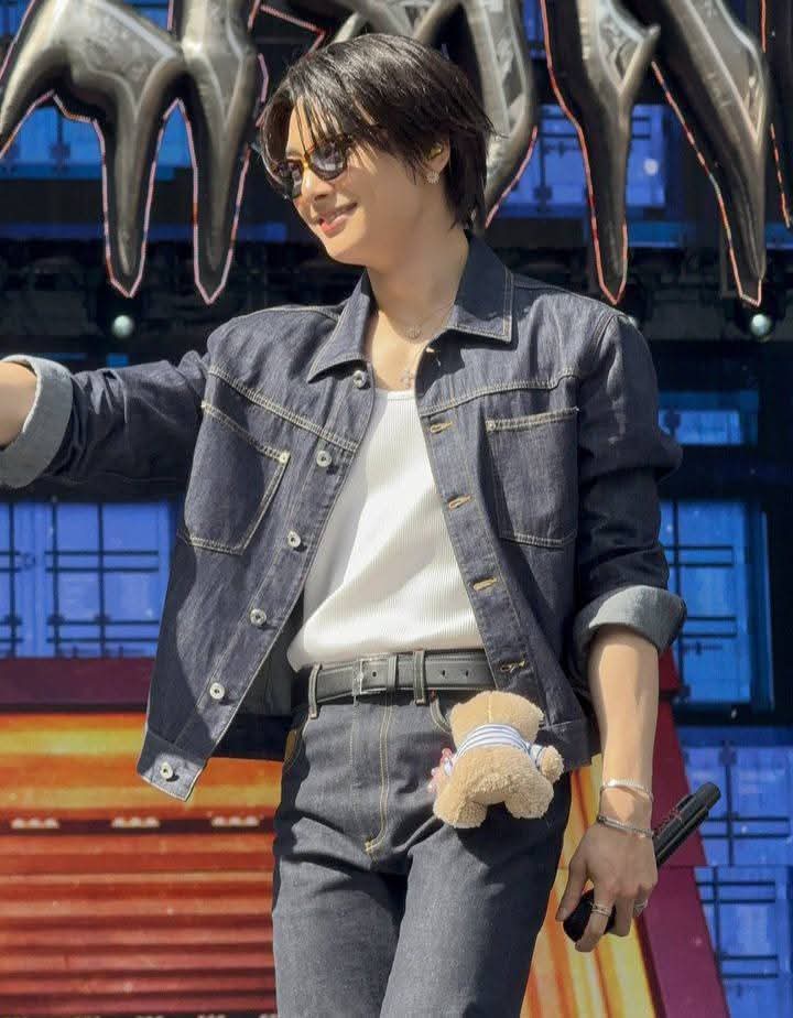 A moment captured by I.N (Stray Kids)'s fan