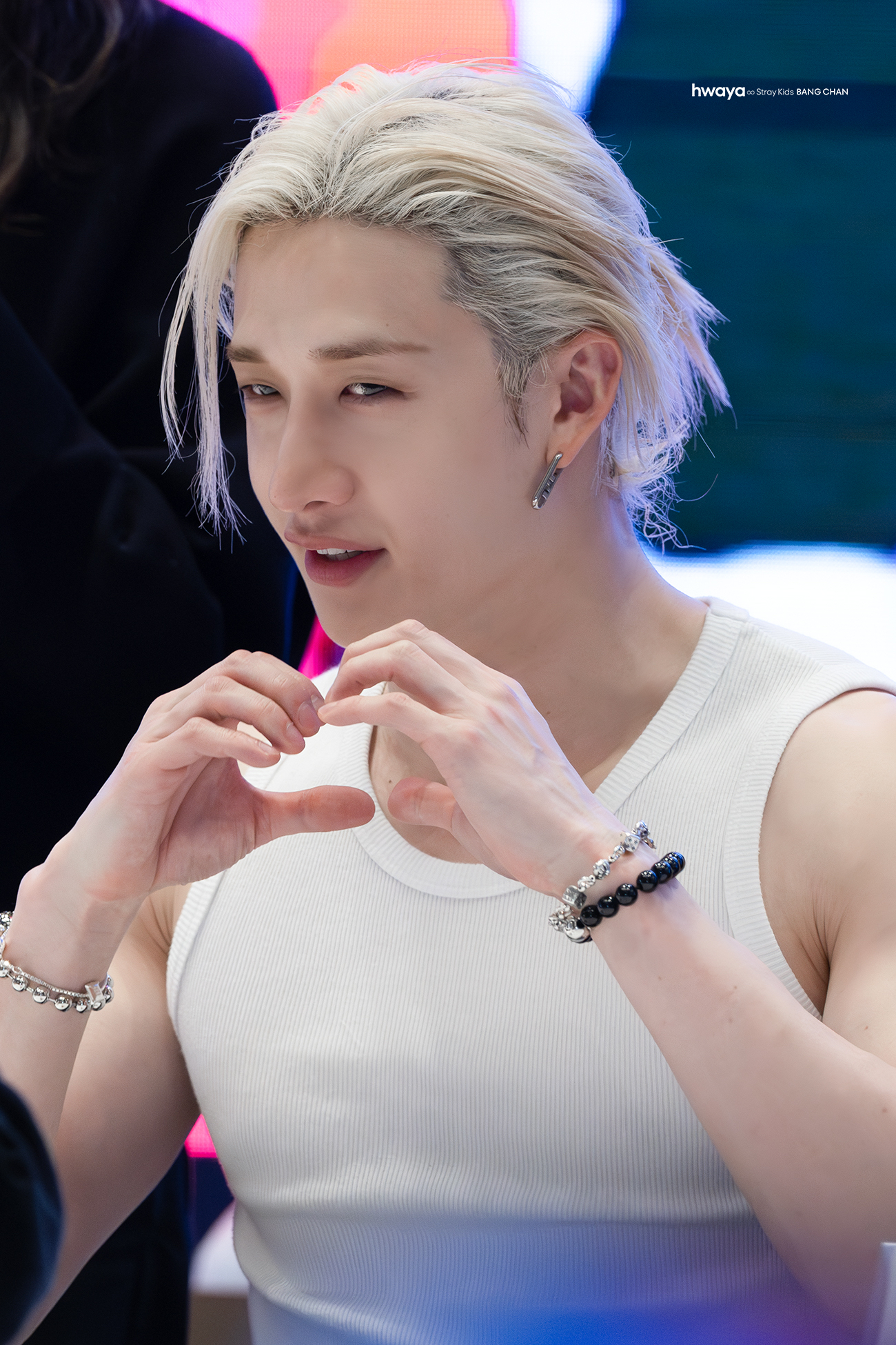 Recent activity shot of Bang Chan (Stray Kids)