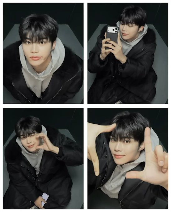 A moment captured by Park Gunwook (ZEROBASEONE)'s fan