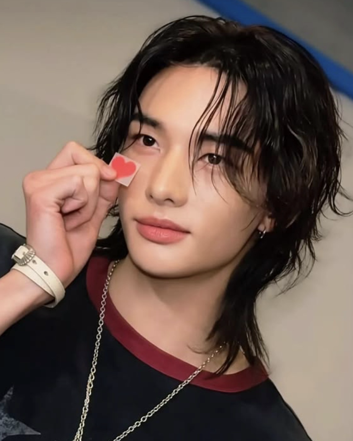 Recent activity shot of Hyunjin (Stray Kids)