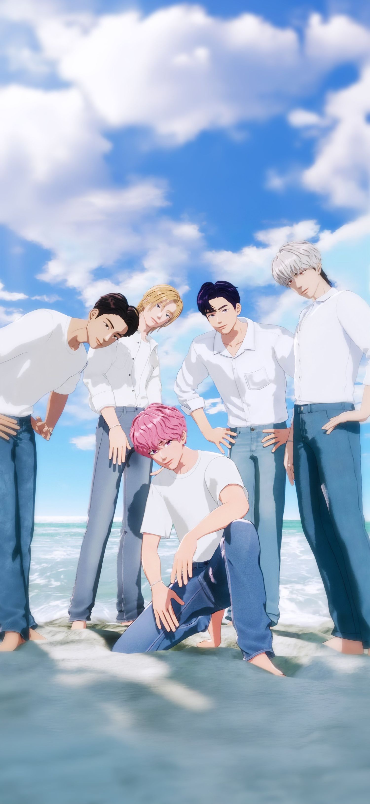 A heartfelt wallpaper shared by PLAVE's fans