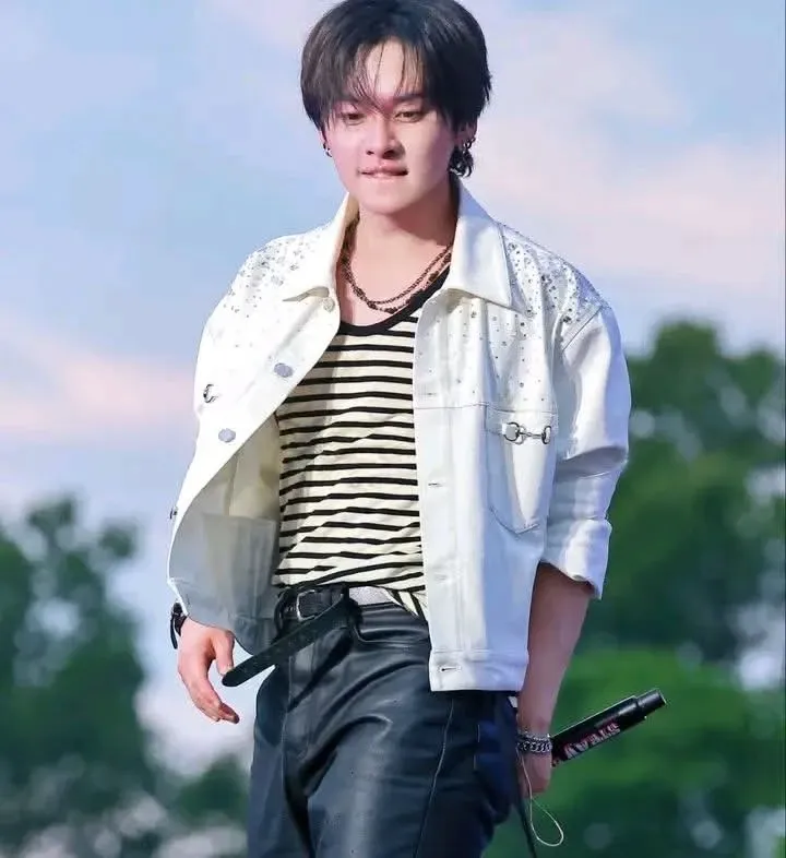 A moment captured by Lee Know (Stray Kids)'s fan
