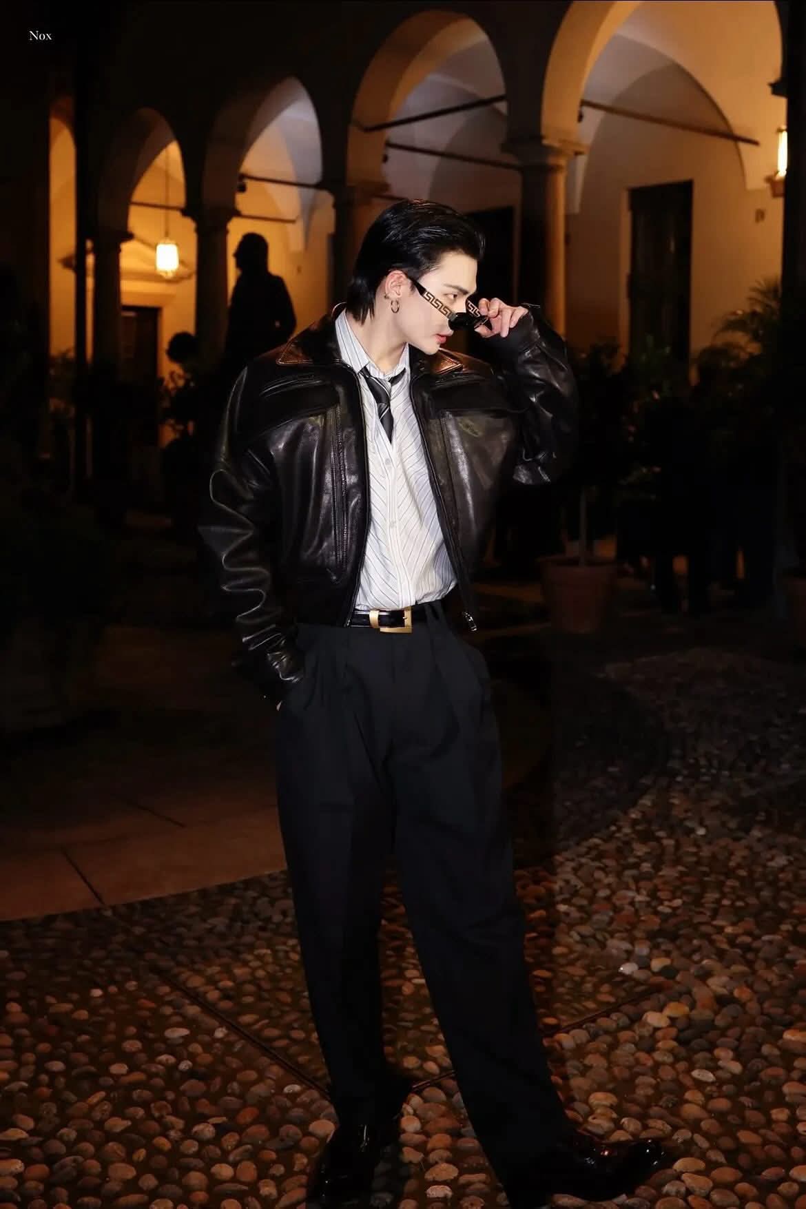 Behind-the-scenes cut of Hyunjin (Stray Kids)