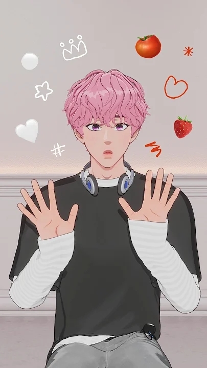 A heartfelt wallpaper shared by Bamby (PLAVE)'s fans