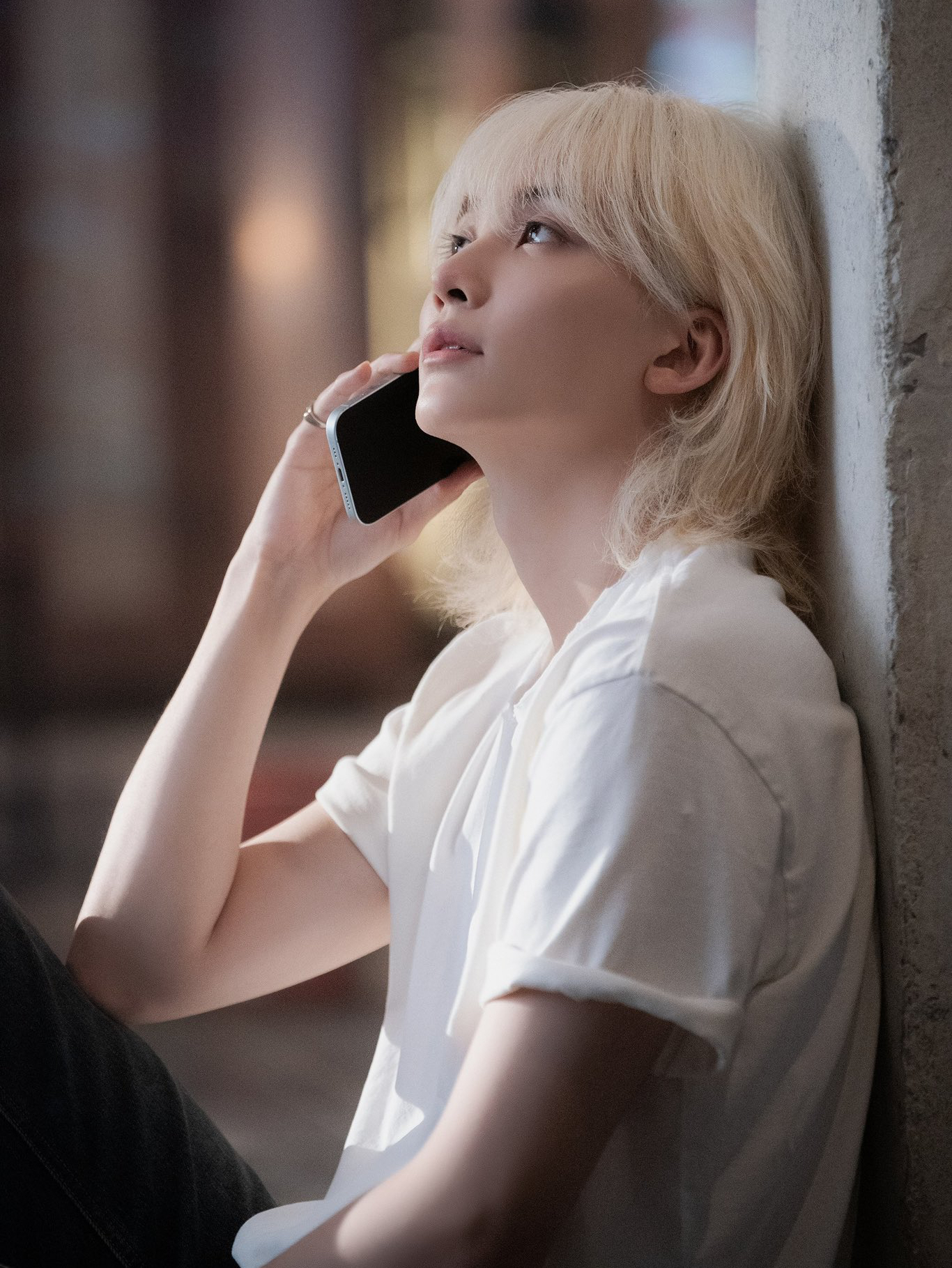 A moment captured by Jeonghan (SEVENTEEN)'s fan