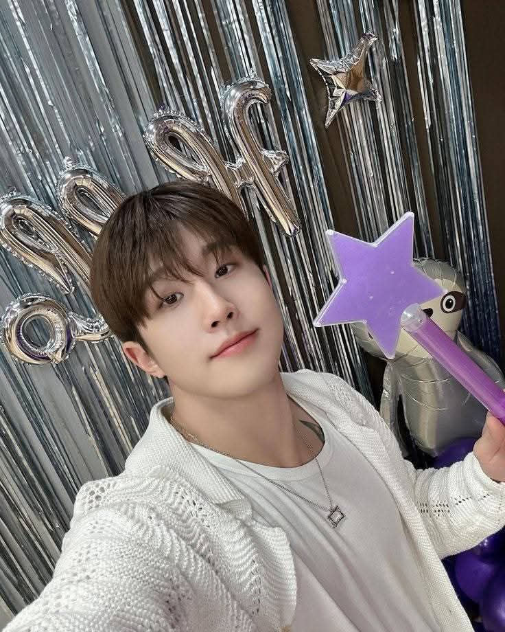 Recent activity shot of Moonbin (ASTRO)