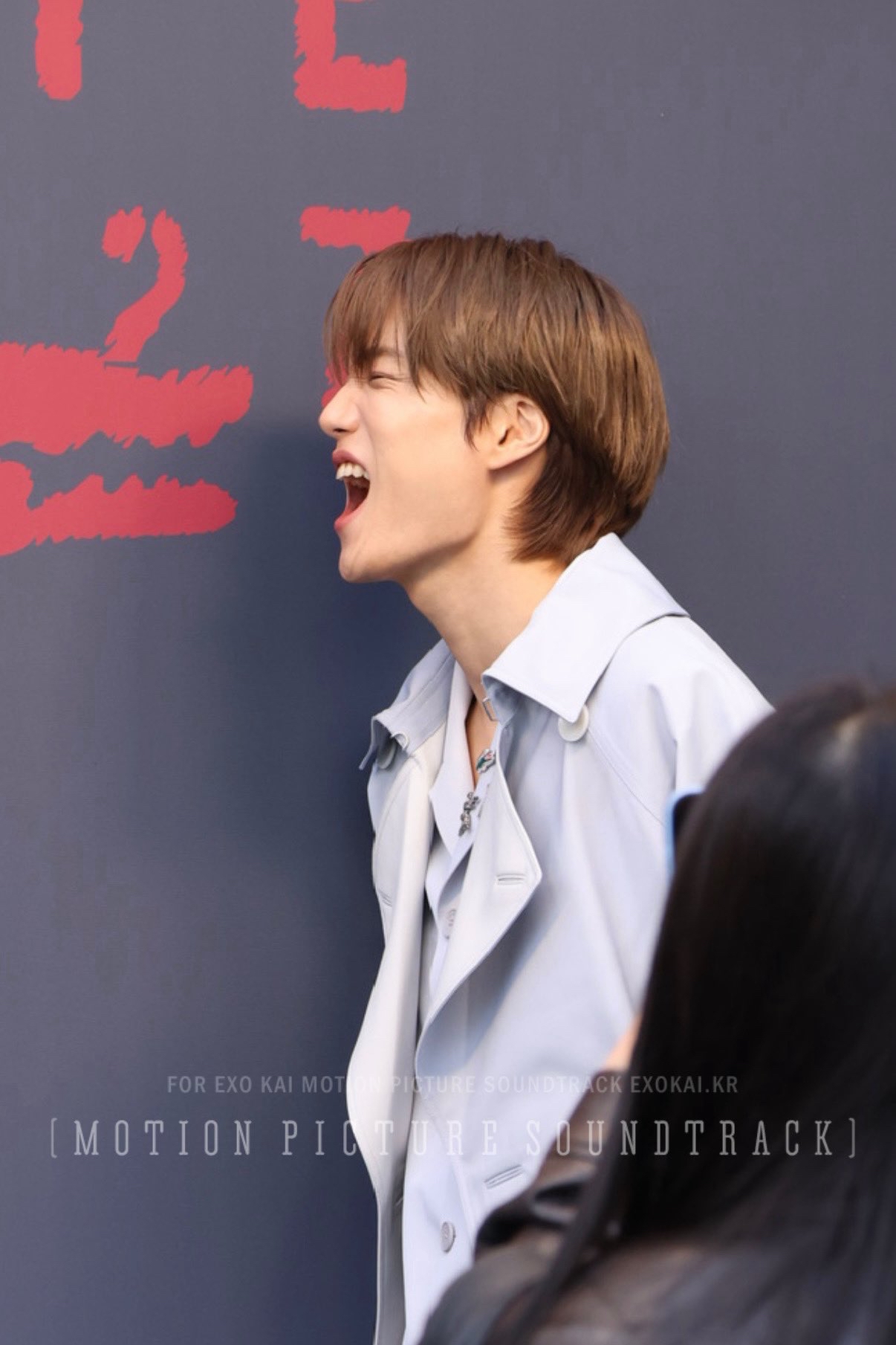 Momen yang diabadikan oleh penggemar Kai (EXO)