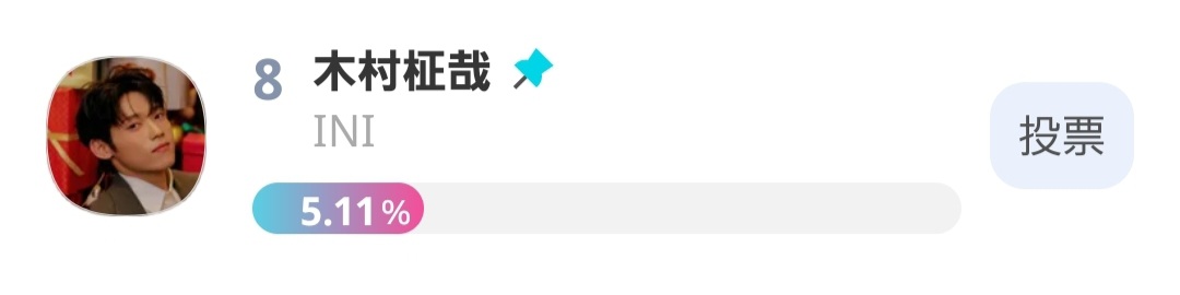 A moment captured by Kimura Masaya (INI)'s fan