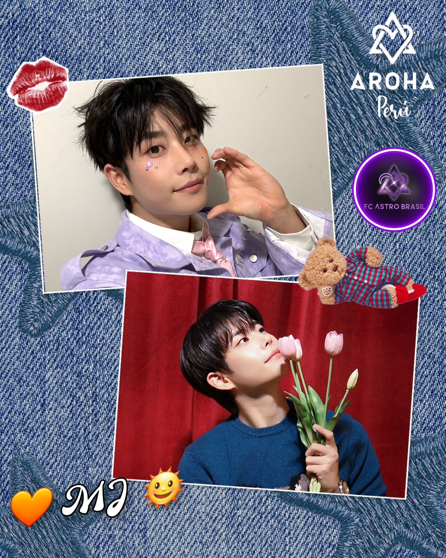 A moment captured by MJ (ASTRO)'s fan