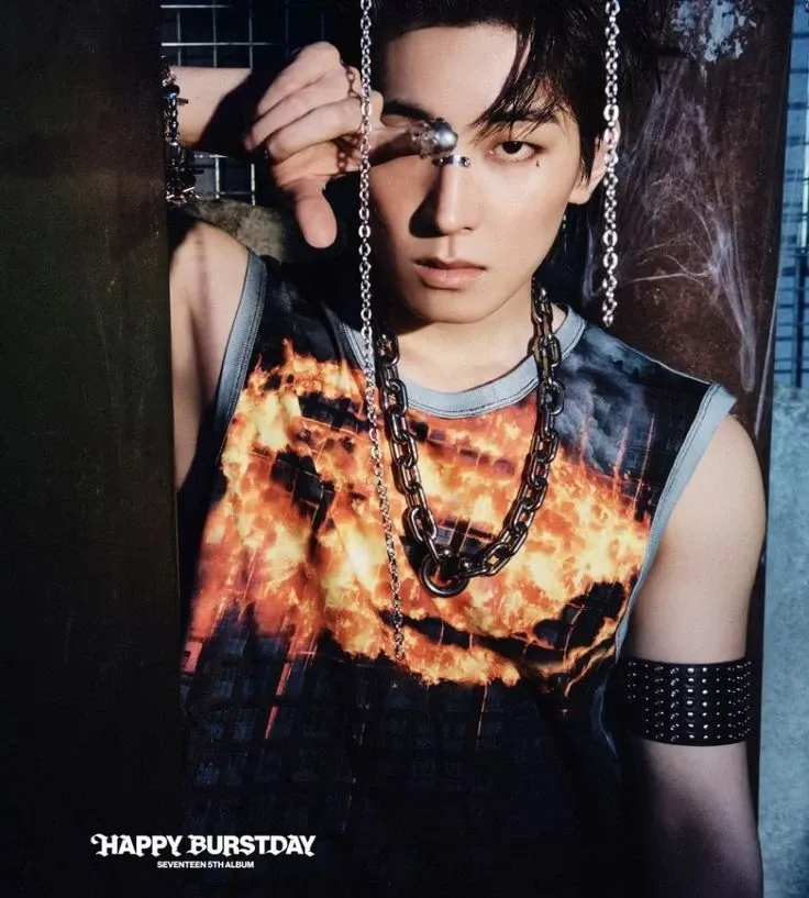 A moment captured by Wonwoo (SEVENTEEN)'s fan