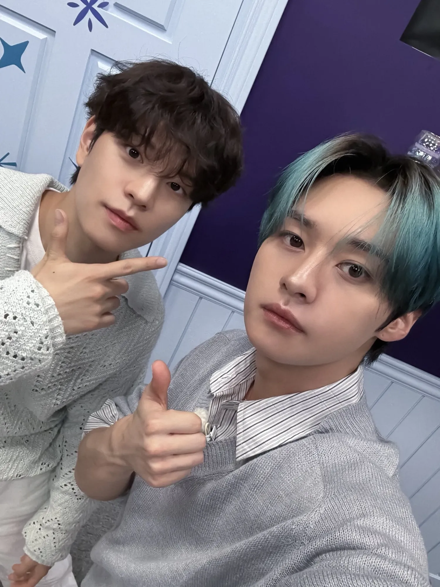 A moment captured by Stray Kids's fan