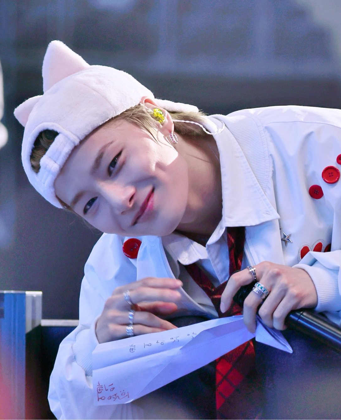 A moment captured by I.N (Stray Kids)'s fan