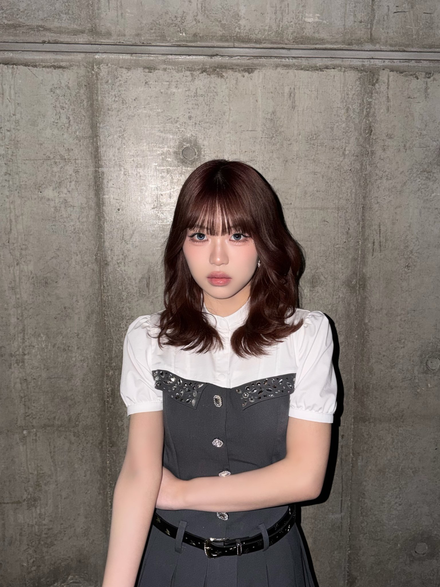 Behind-the-scenes cut of Ebihara Tsuzumi (ME:I)