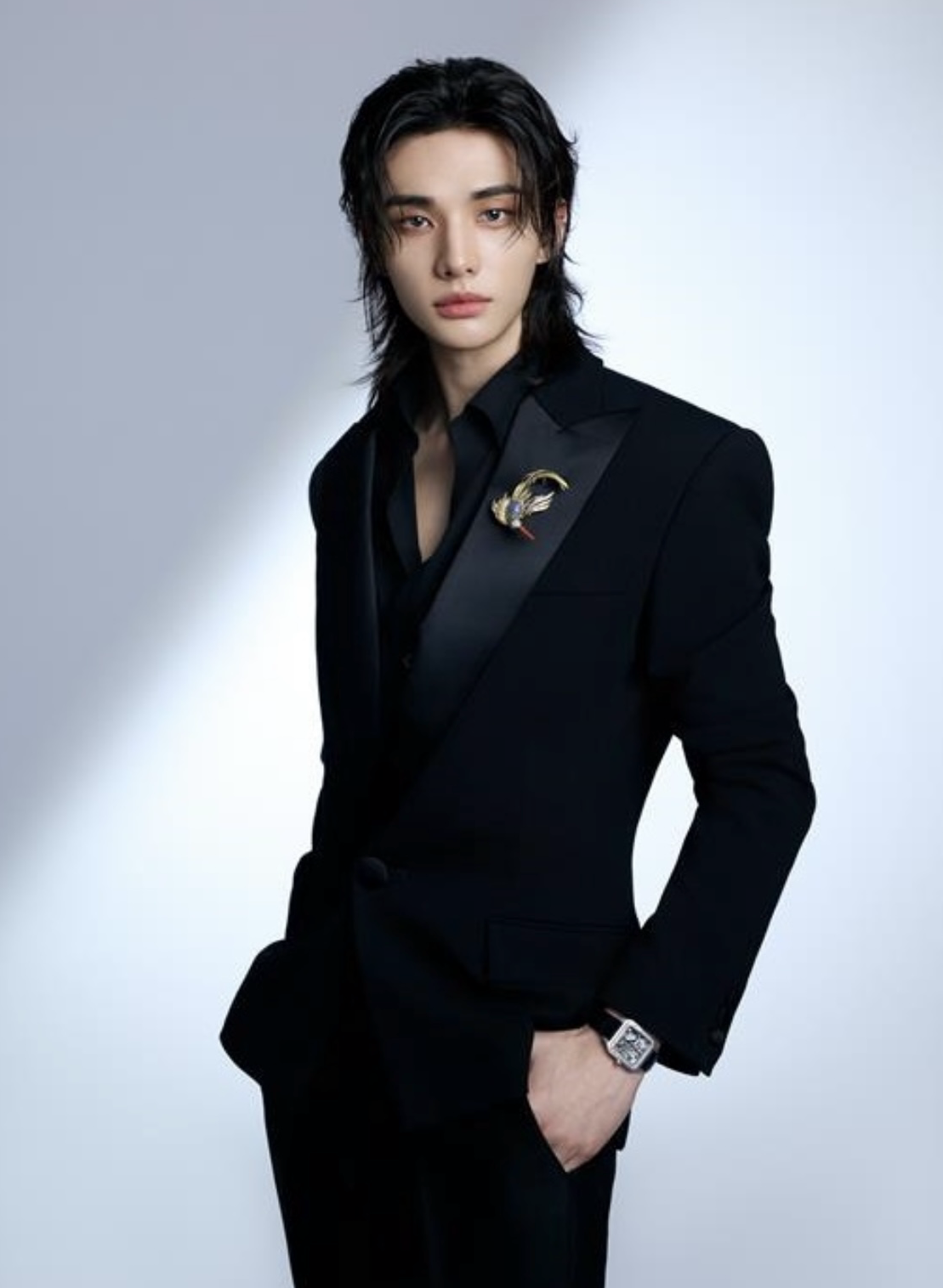 A moment captured by Hyunjin (Stray Kids)'s fan