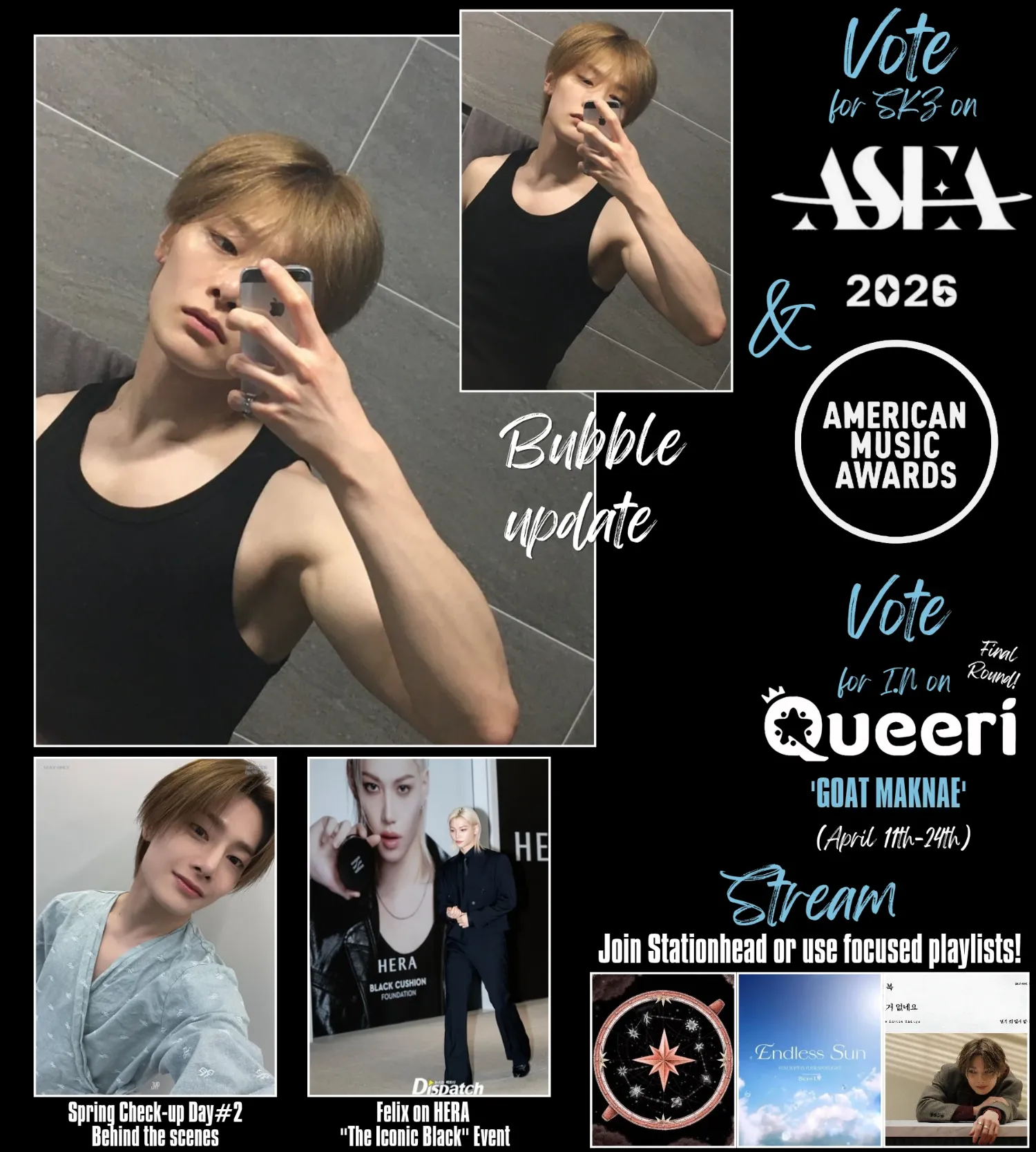 K-POP posts beloved by 아이엔 (Stray Kids) fans