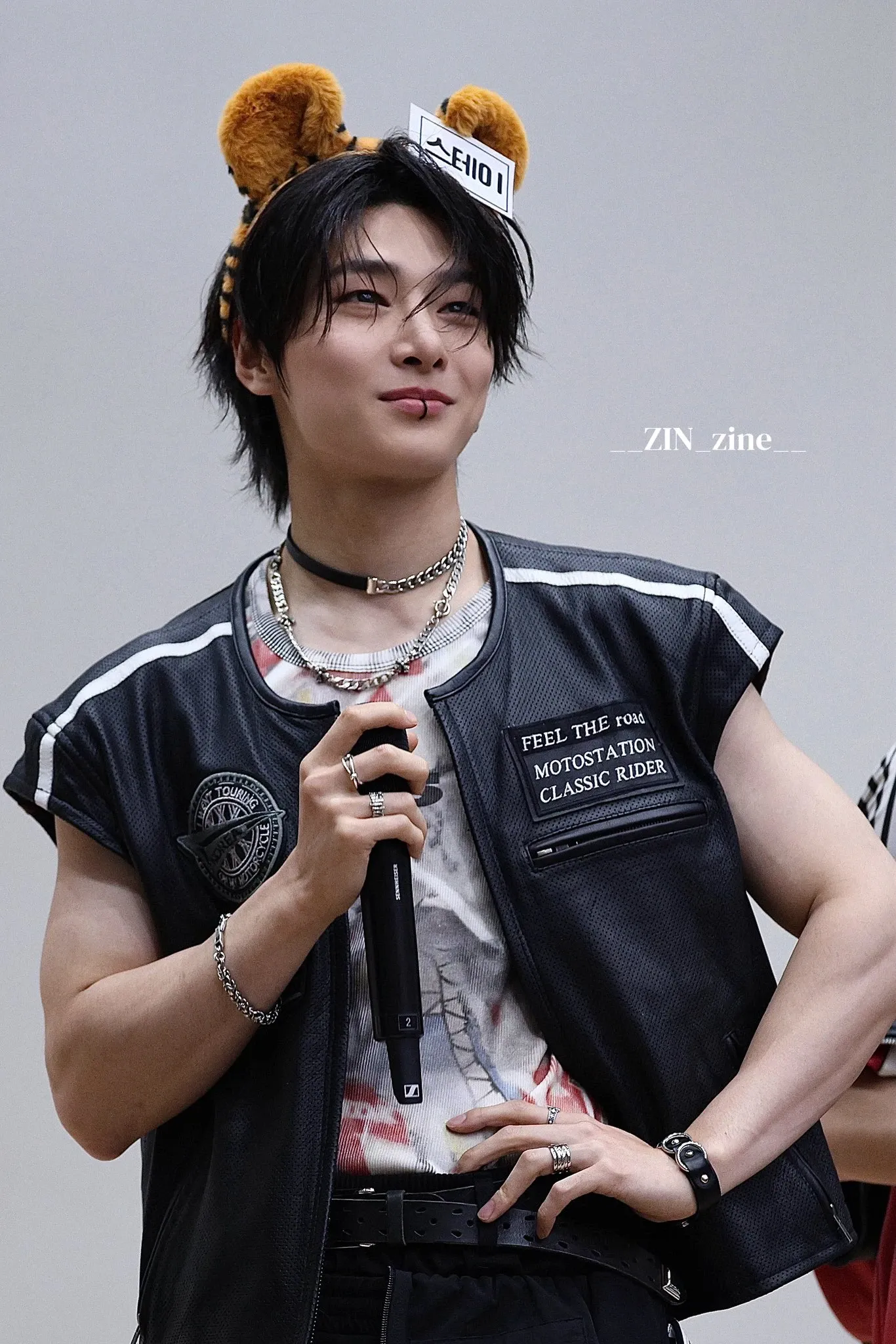A moment captured by I.N (Stray Kids)'s fan