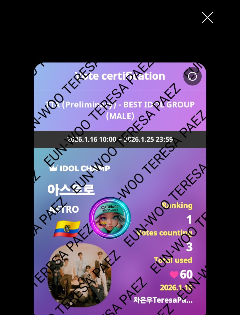 A moment captured by Eunwoo (ASTRO)'s fan