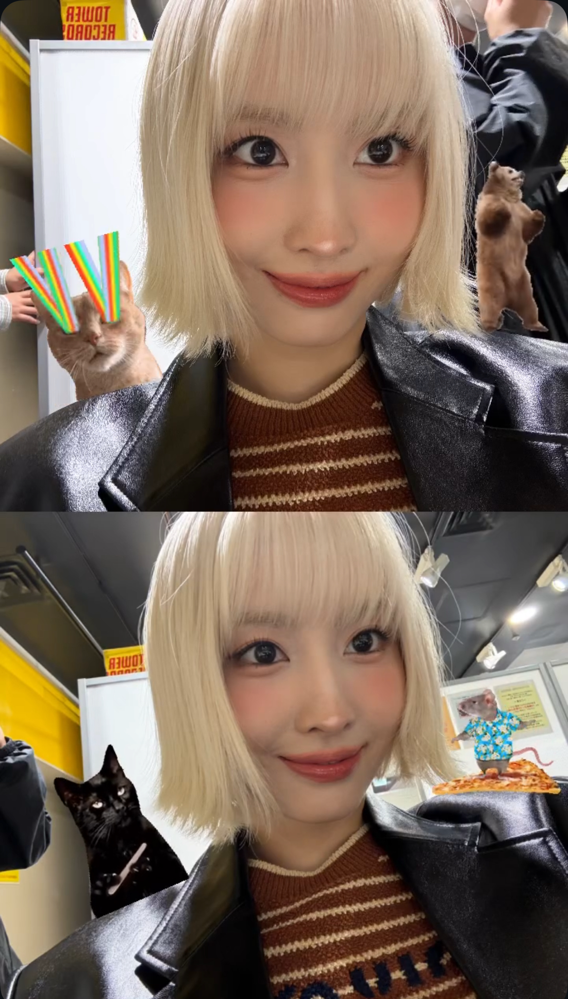 Momen yang diabadikan oleh penggemar Momo (TWICE)