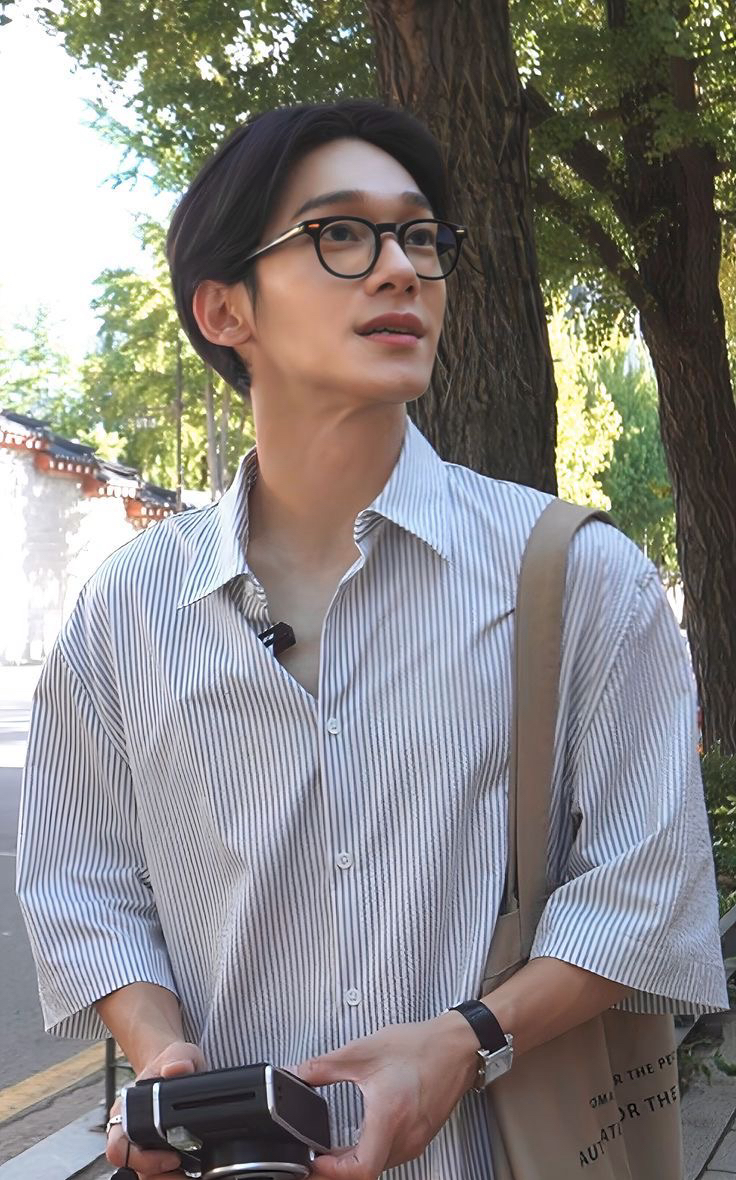 Recent activity shot of Chen (EXO)