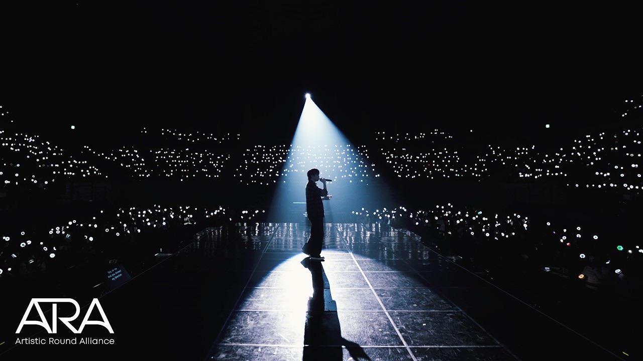 A moment captured by Kang Daniel's fan