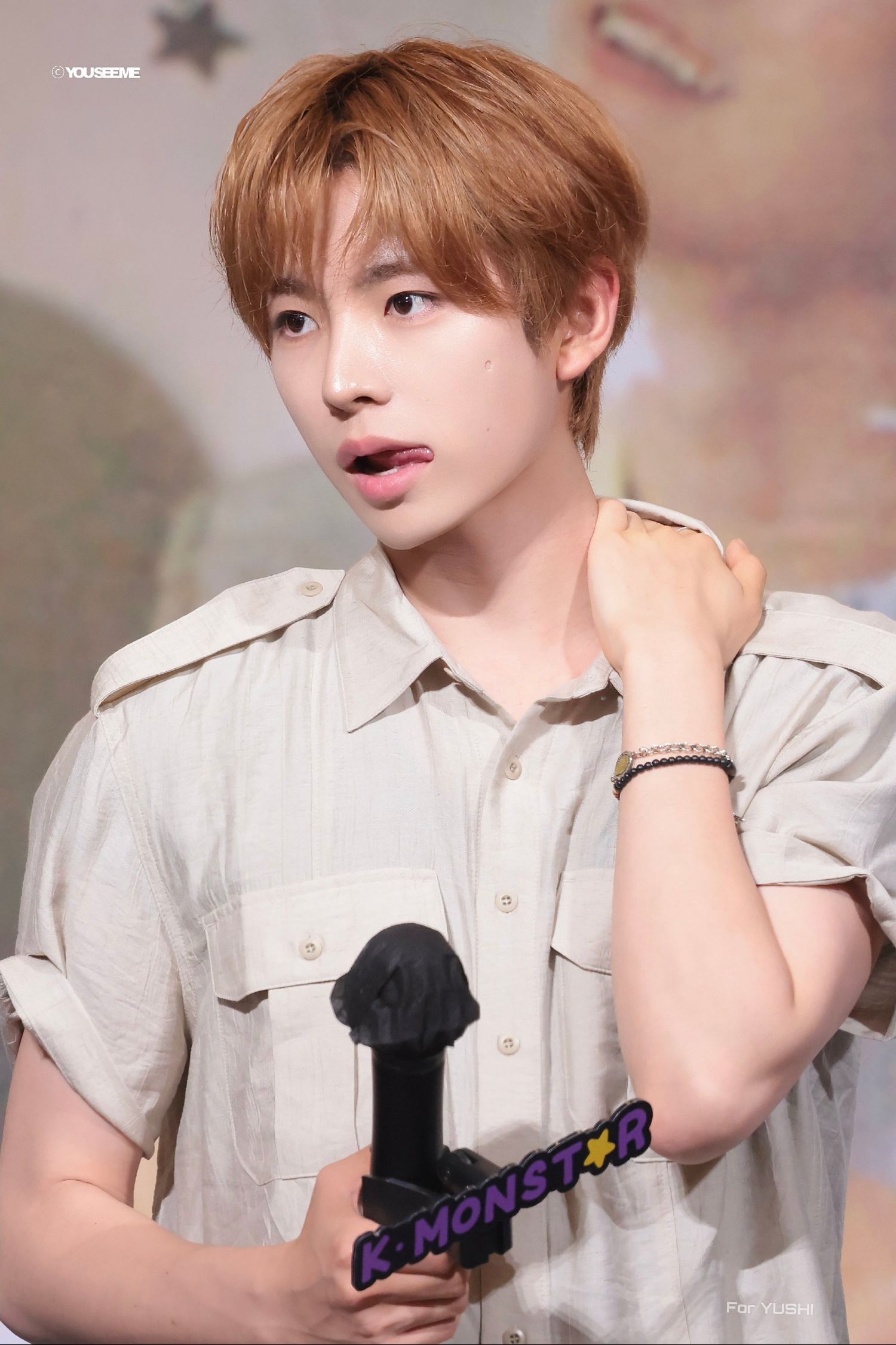 Recent activity shot of Yushi (NCT WISH)