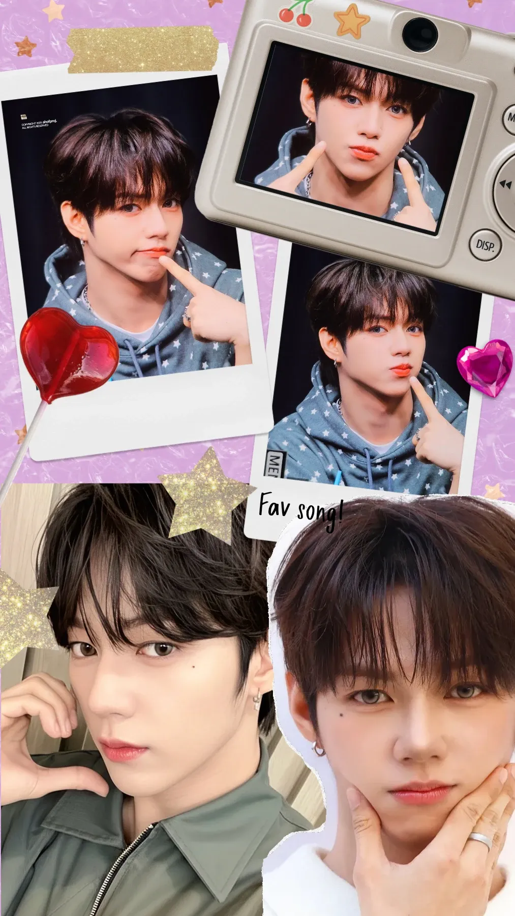 A heartfelt wallpaper shared by JL (AHOF)'s fans