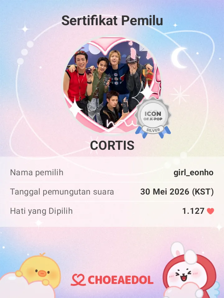 Recent activity shot of CORTIS