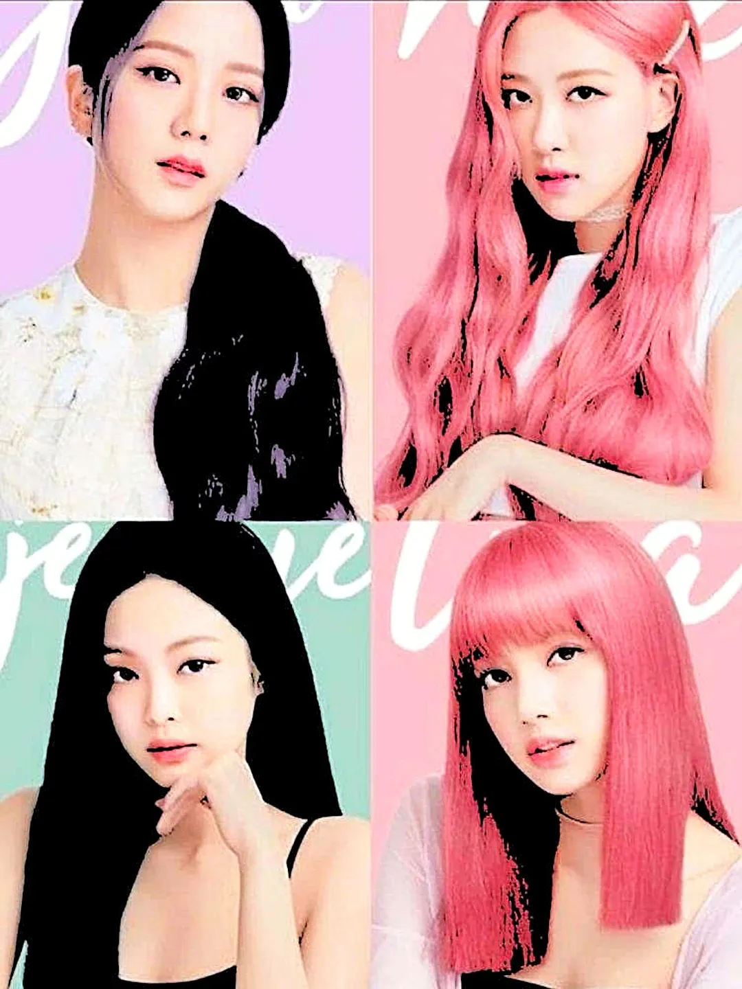 BLACKPINK의 비하인드 컷