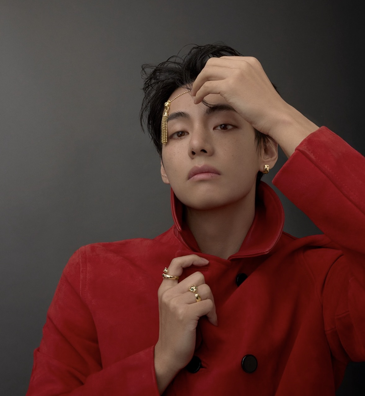 A moment captured by V (BTS)'s fan