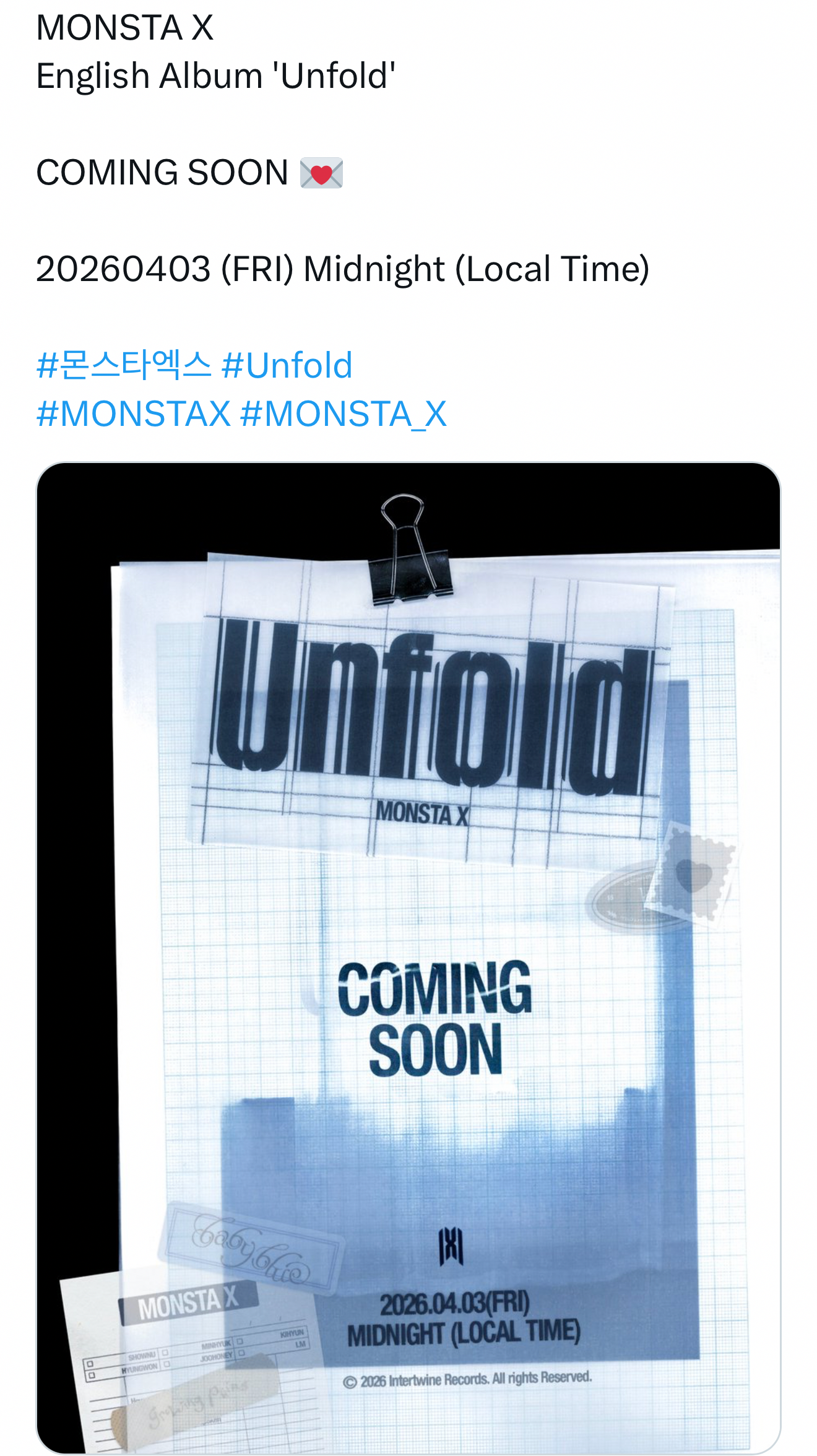 셔누 (몬스타엑스) 최근 활동샷