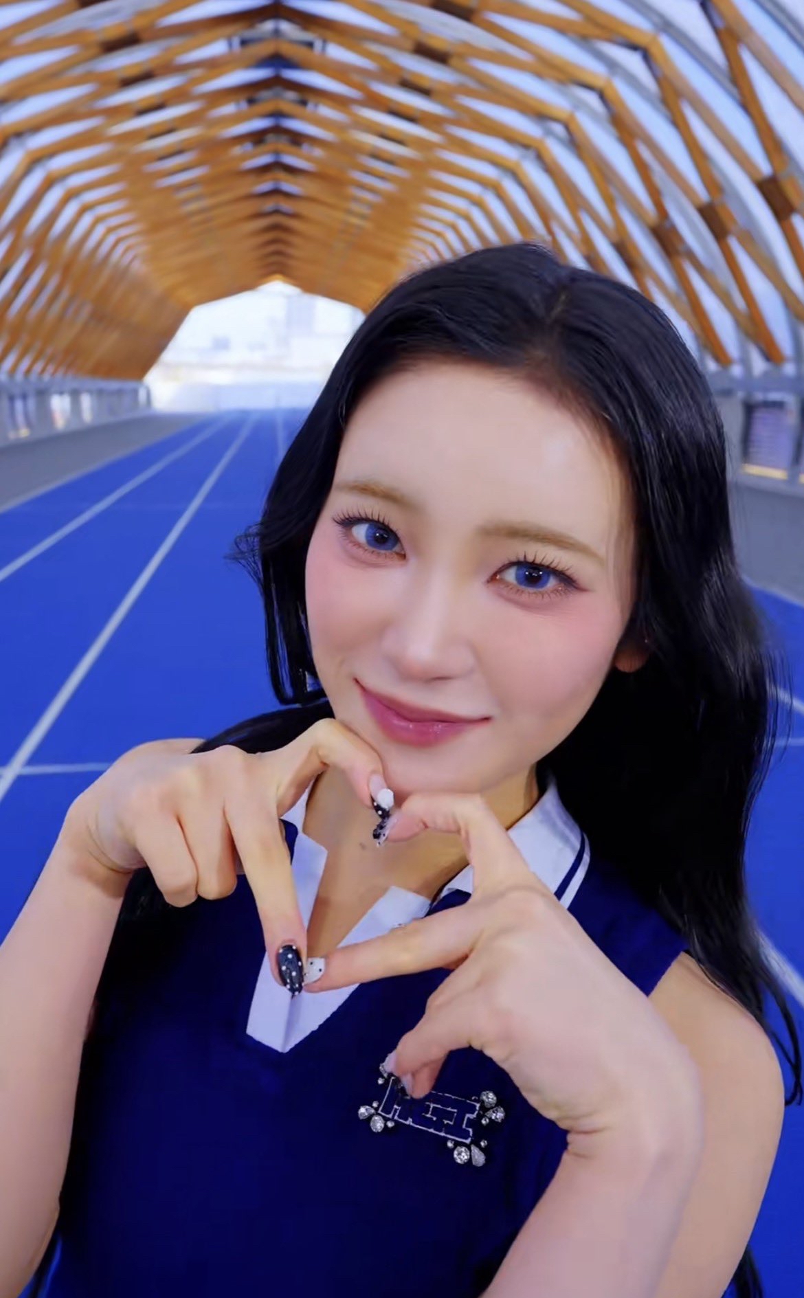 A moment captured by Sakurai Miu (ME:I)'s fan