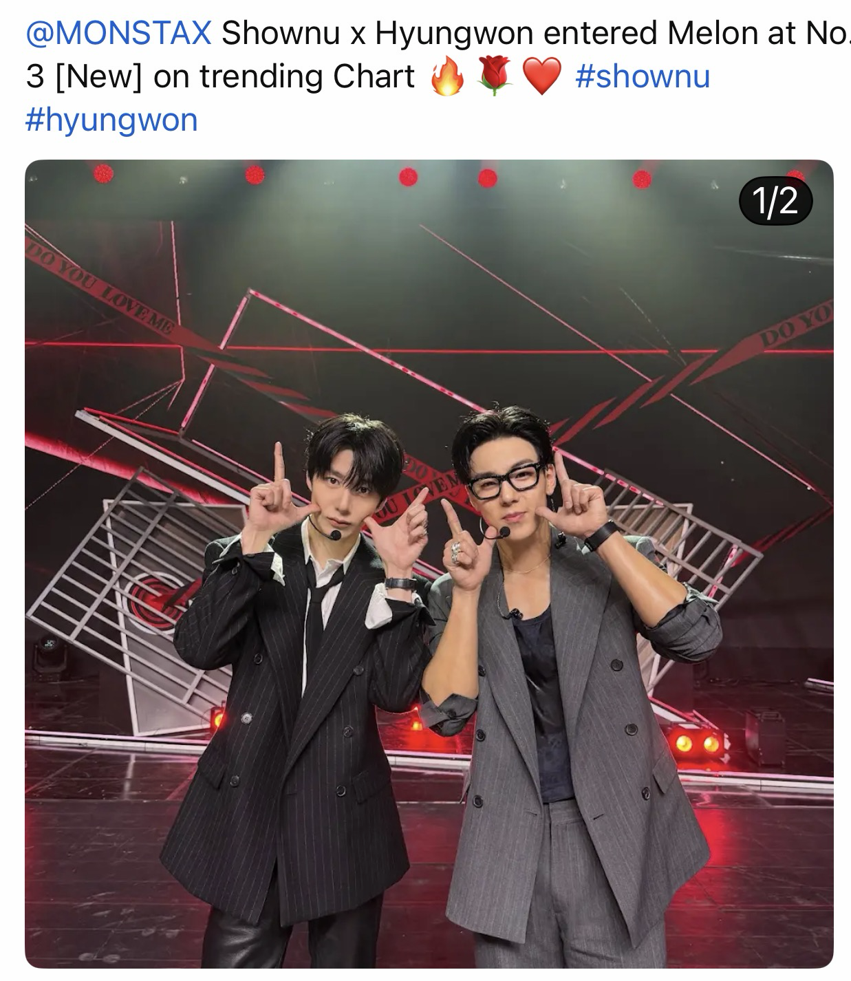 Explosive post in the Choeaedol community
