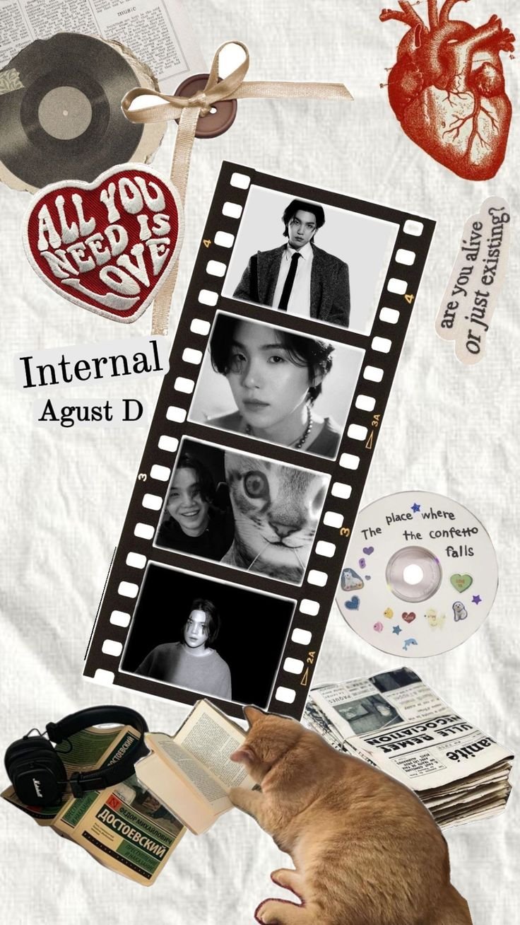 Fan-made special wallpaper for SUGA (BTS)