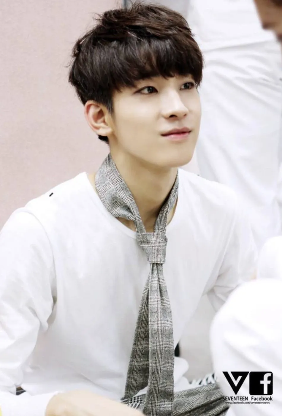 A moment captured by Wonwoo (SEVENTEEN)'s fan