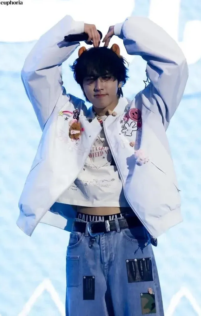 A moment captured by HAN (Stray Kids)'s fan