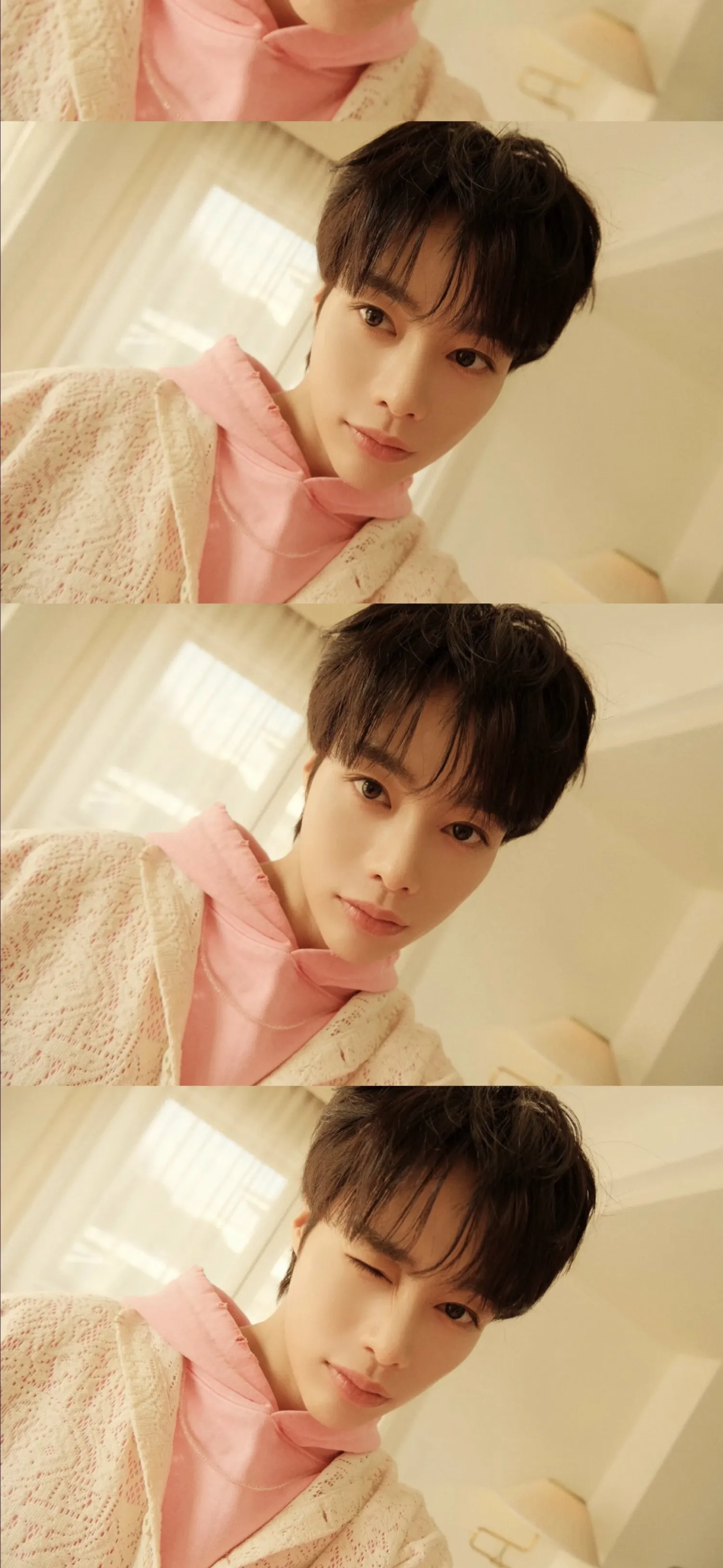 A heartfelt wallpaper shared by Hanbin (TEMPEST)'s fans