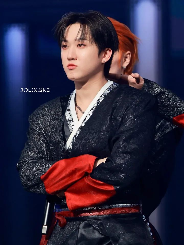 A moment captured by Changbin (Stray Kids)'s fan