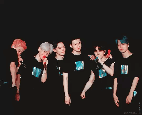 EXO의 비하인드 컷