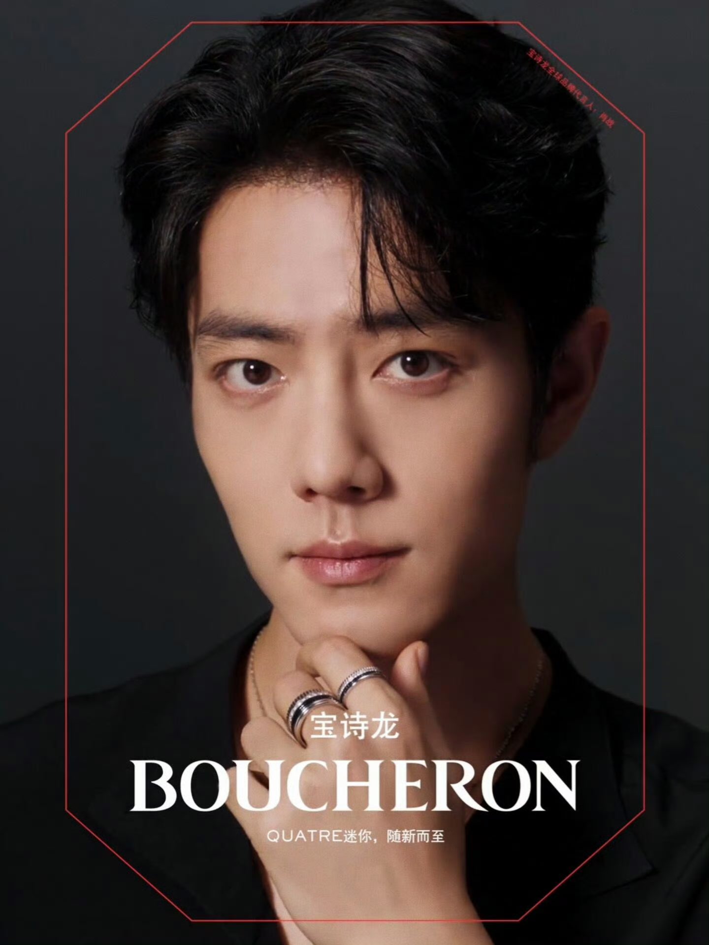 A moment captured by Xiao Zhan's fan