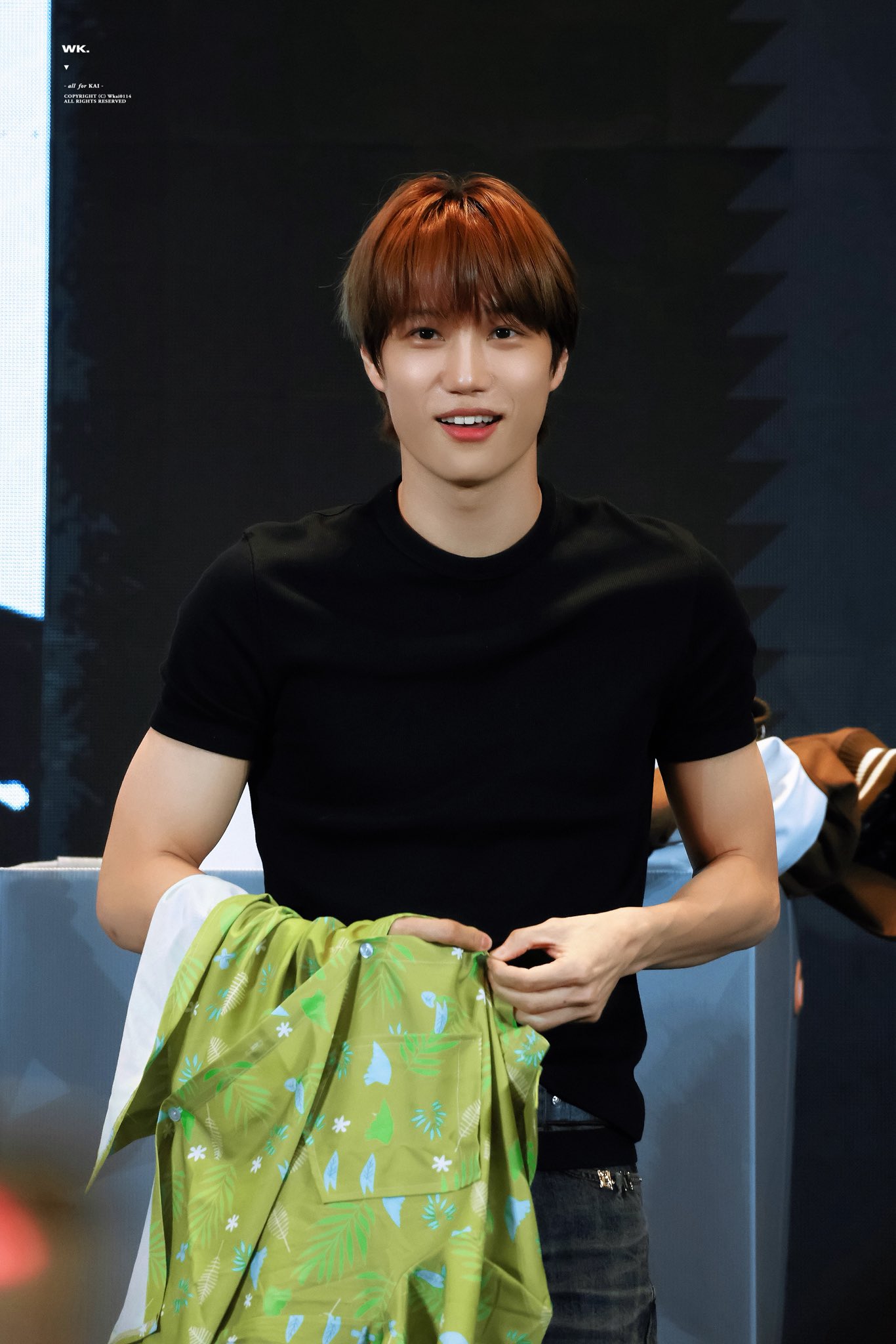 Recent activity shot of Kai (EXO)