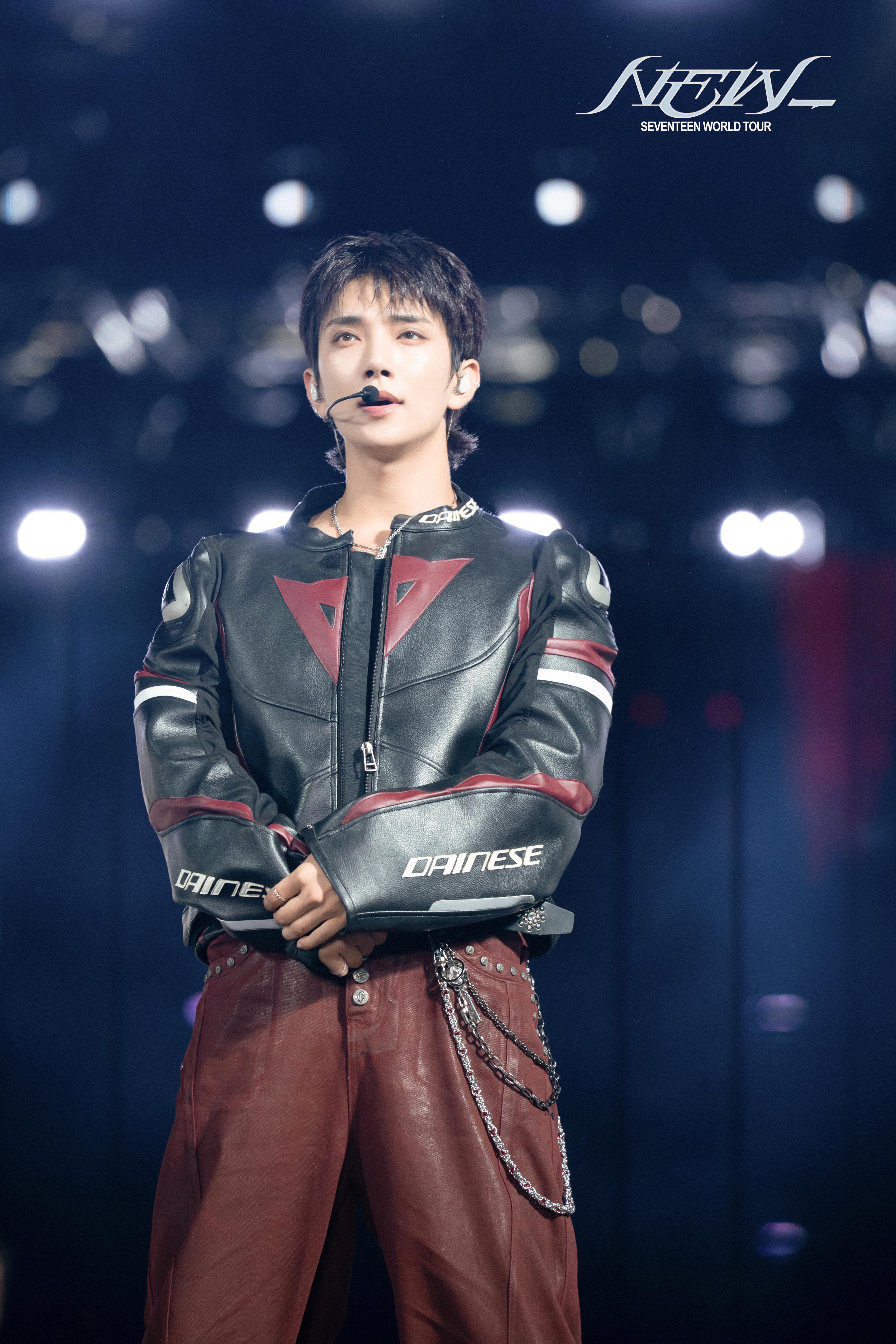 A moment captured by Joshua (SEVENTEEN)'s fan