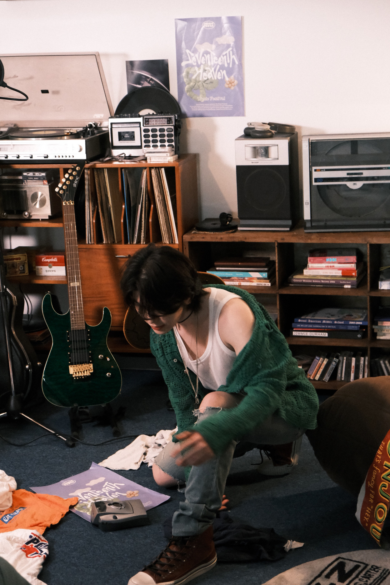 A moment captured by Woozi (SEVENTEEN)'s fan