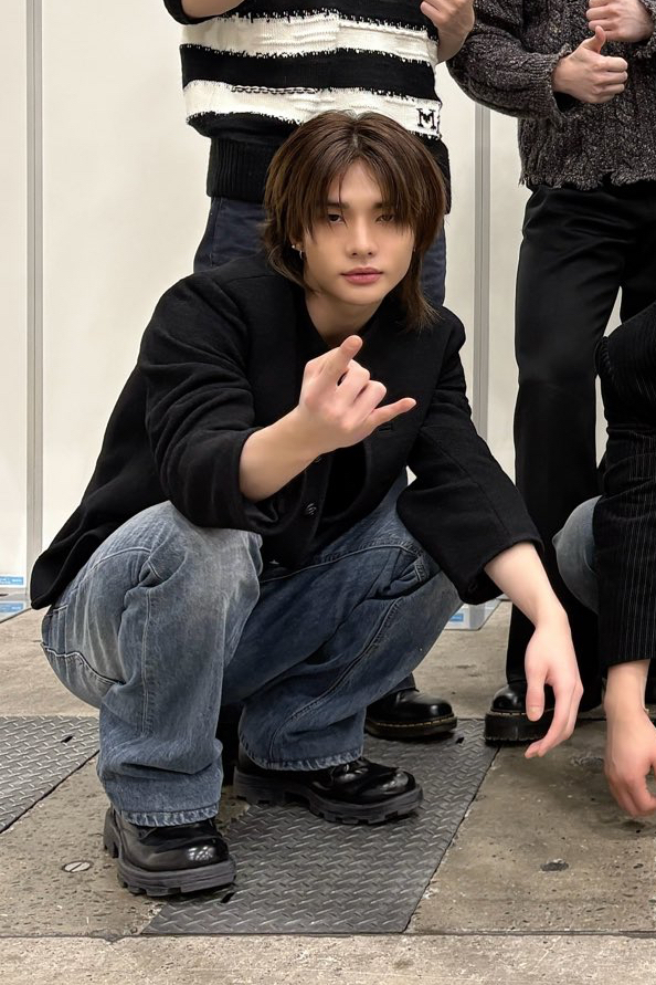 Behind-the-scenes cut of Hyunjin (Stray Kids)