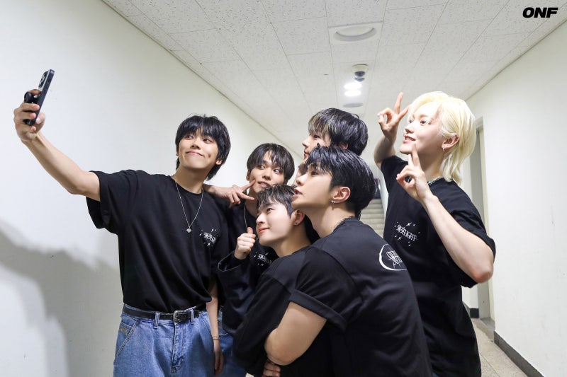 A moment captured by ONF's fan